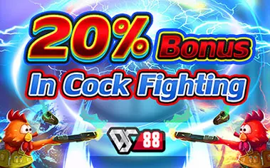 20% Bonus In Cock Fighting