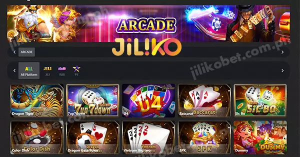 arcade games at JILIKO